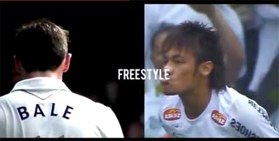 Neymar Jr vs Gareth Bale Freestyle