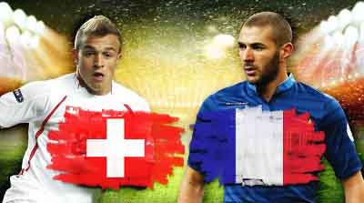 Обзор матча Швейцария - Франция