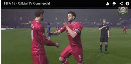 Fifa 15 рекламный ролик на TV