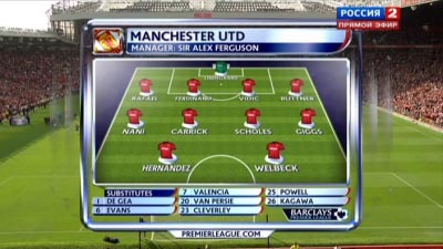 Манчестер Юнайтед - Уиган / Чемпионат Англии 2012-13 / 4-й тур