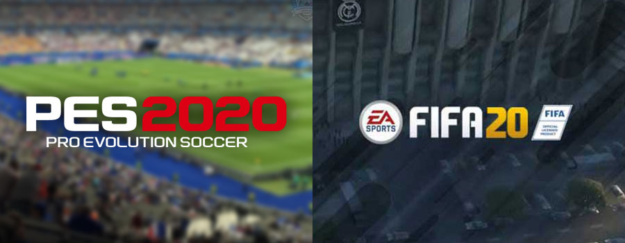 PES 2020 vs FIFA 20 Video 4K