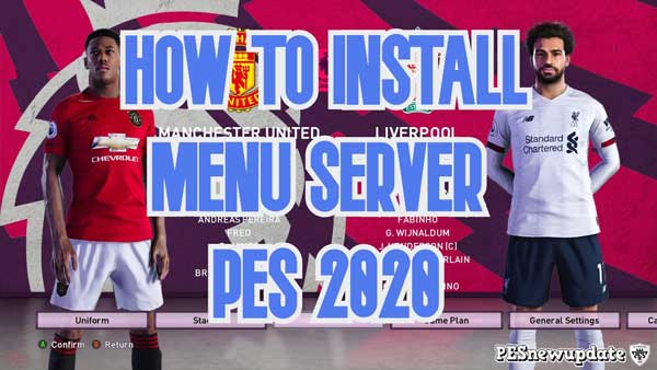 PES 2020 - как установить Menu Server