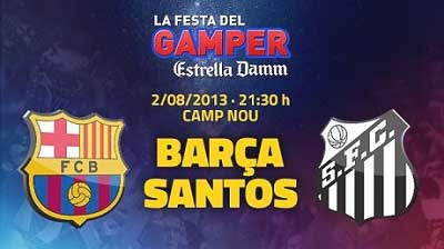 Барселона - Сантос / Товарищеский матч 2013