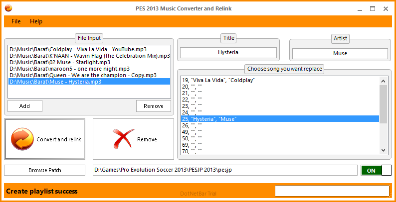Music Converter & Relink v2.0 Tutorial