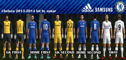 PES 2014 Chelsea Kits 2013-2014 by Footballer74123 • PESPatchs