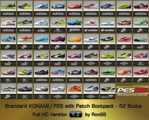Для PES 2013 Полная совместимость с последним Konami 1.04 и DLC 6,0 Полн