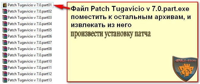 Патч Patch Tuga Vicio v7.0