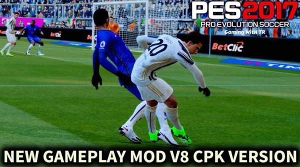 PES 2017 New Gameplay Mod V8 CPK Version, Патчи И Моды