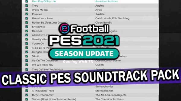 PES 2021 Soundtrack Server 804 Songs by predator002, патчи и моды