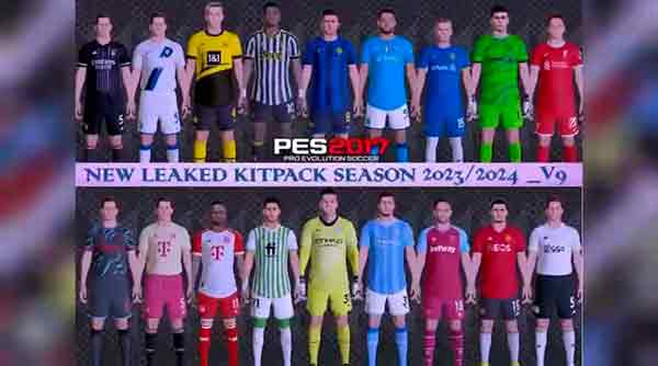 PES 2017 New Kits 2023-24 Update v12 by All Makers, патчи и моды