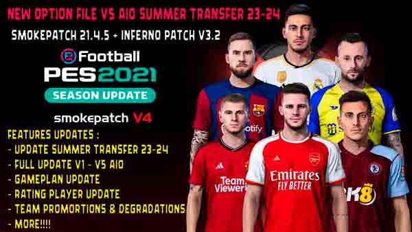 PES 2017 Option File Summer Transfer Next Season Patch 2024
