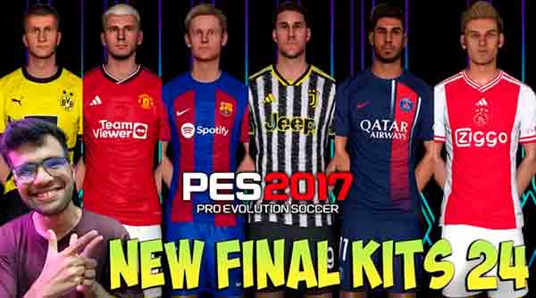 PES 2017 New Kits 2023-24 Update v18 by All Makers, патчи и моды
