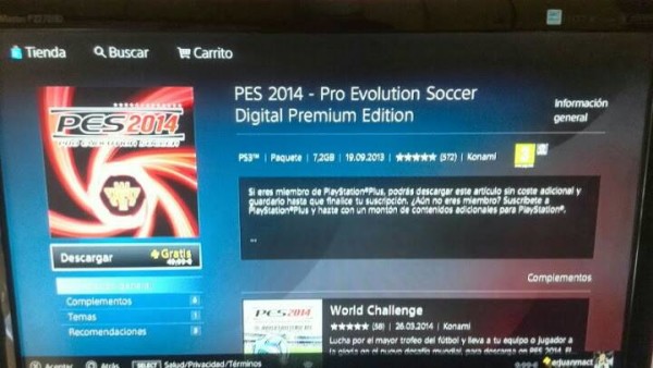 Pro Evolution Soccer 2014 Will Come Free for PS Plus members!