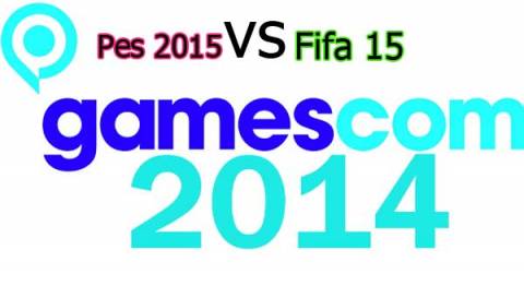 Pes 2015 VS Fifa 15 gameplay Gamescom