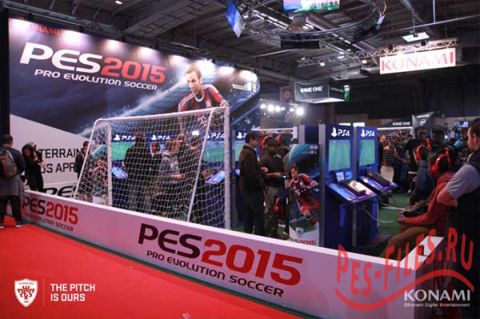 Pro Evolution Soccer 2015 лучшая спортивная игра на Paris Games Week
