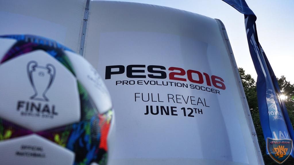 PES 2016 будет представлен 12 июня