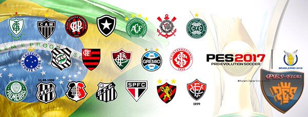 Клубы Бразилии и стадионы в Pes 2017