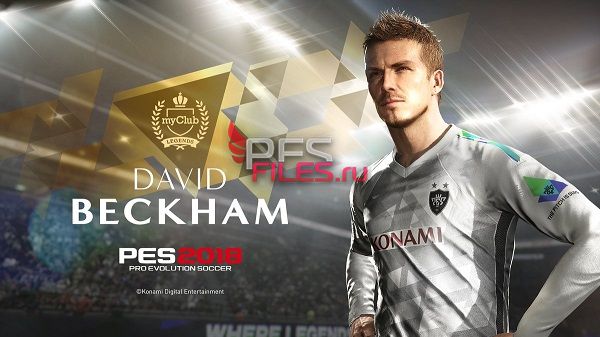 David Beckham стал послом Pes 2018