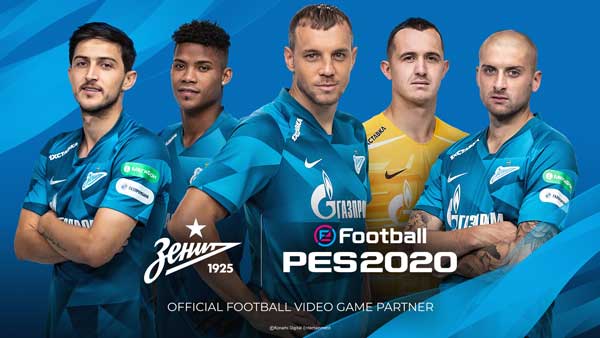 Зенит стал новым партнером eFootball PES 2020