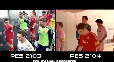 PES 2014 VS PES 2013