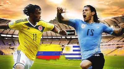 Обзор матча Колумбия - Уругвай