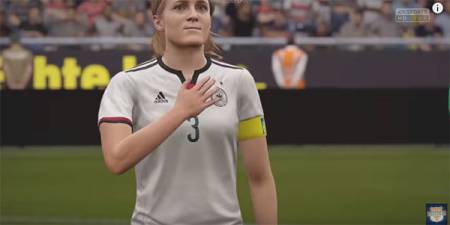 Женские сборные в FIFA 16 геймплей