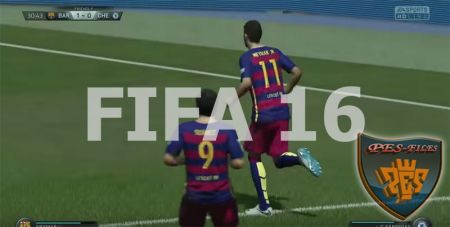 Fifa 16 геймплей Барселона - Челси
