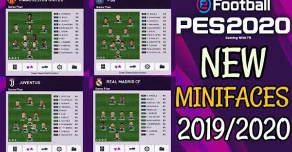 How to create a miniface for PES 2020