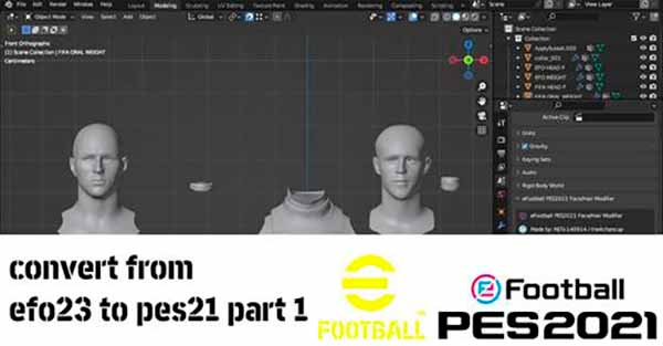 Convert eFootball 2023 Face To PES 2021 (Part 2)