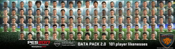 Все лица DLC 2.0 PES 2017