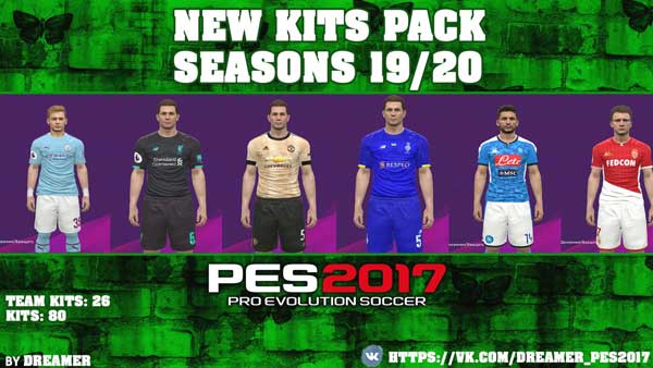 Pes 2017 Kits Mega Pack 2019 2020 Ps4 And Pc патчи и моды