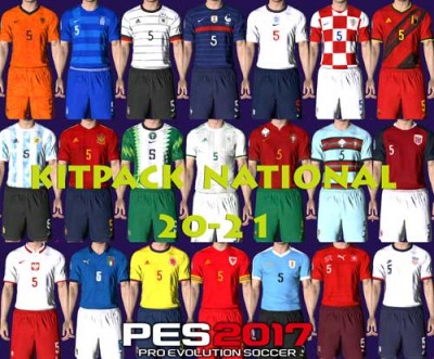 PES 2017 Mega Kitpack National Teams 2021 V1 ~