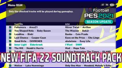 PES 2021 Alternative Soundtrack (4) V1 by predator002, патчи и моды