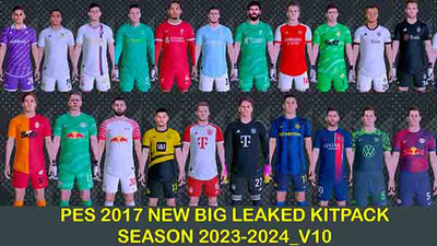 PES 2017 New Kits 2023-24 Update v18 by All Makers, патчи и моды