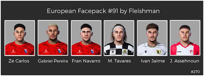 PES 2021 European Facepack V91 By Fleishman, патчи и моды