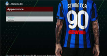 PES 2021 Gianluca Scamacca Tattoo