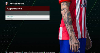 PES 2021 Rodrigo de Paul Tattoo 2024