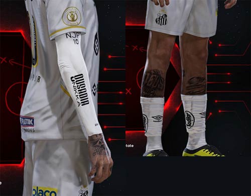 PES 2021 Neymar Tattoo & Sleeve by XMAN PES 2021 Neymar Tattoo & Sleeve by XMAN