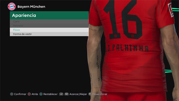 PES 2021 João Palhinha Tattoo PES 2021 João Palhinha Tattoo