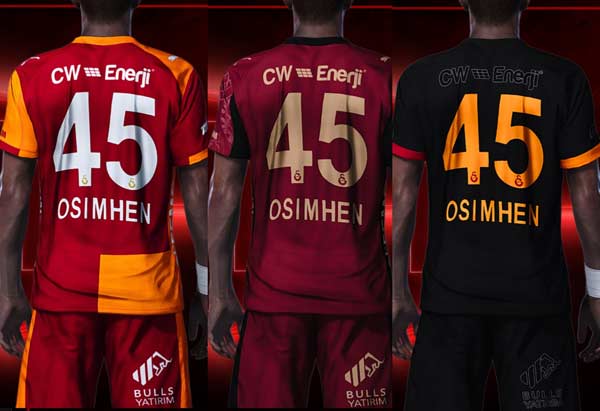 PES 2021 Galatasaray 2025/26 Kitpack