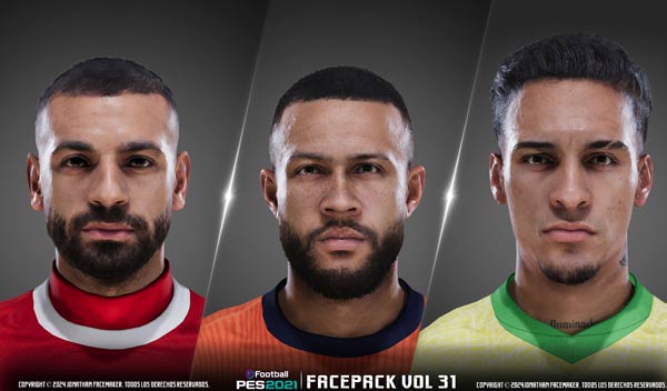 PES 2021 Facepack v31 by Jonathan