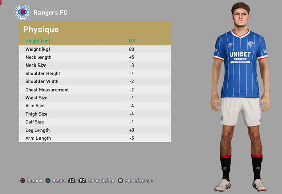 PES 2021 Ryan Naderi Face