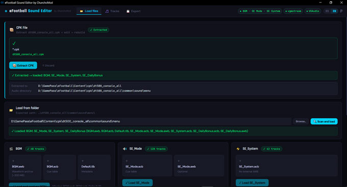 eFootball 2027 Sound Editor v1.1