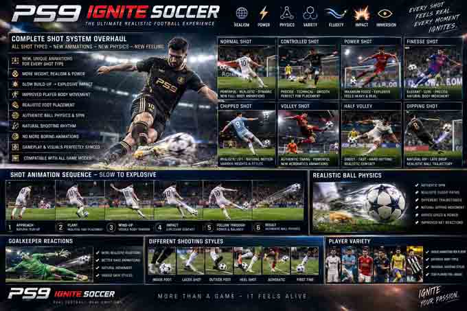 PES 2021 Gameplay PS9 Ignite Soccer 2026