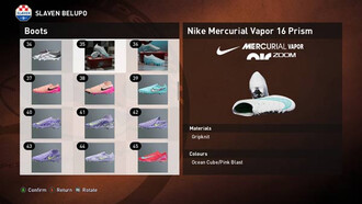 PES 2021 Nike Mercurial White/Teal Pack PES 2021 Nike Mercurial White/Teal Pack