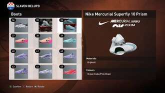PES 2021 Nike Mercurial White/Teal Pack PES 2021 Nike Mercurial White/Teal Pack