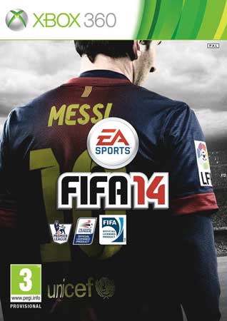 Официальная обложка игры FIFA 14