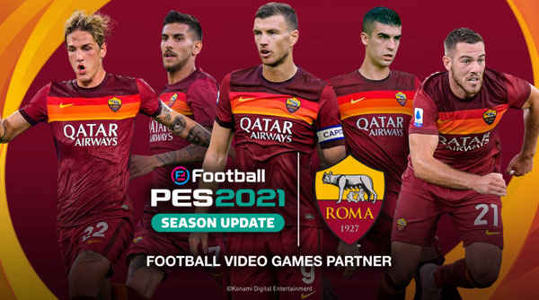 PES 2021 - Konami и Roma объявили об эксклюзивном партнерстве