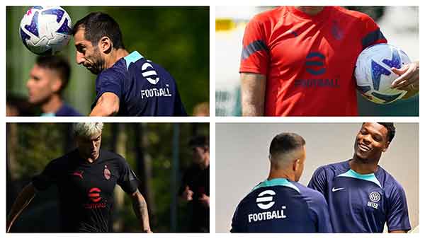 eFootball появляется на тренировочных футболках «Интера» и «Милана»